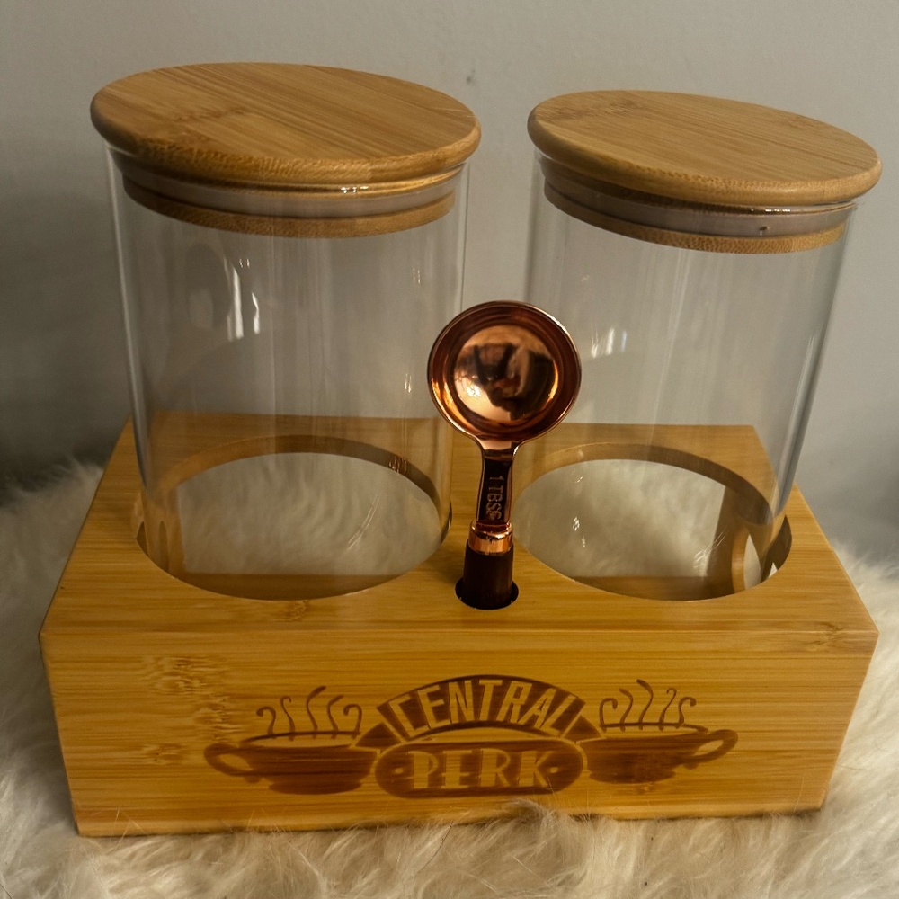 "Central Perk" Coffee Canister Set (with Scoop!)